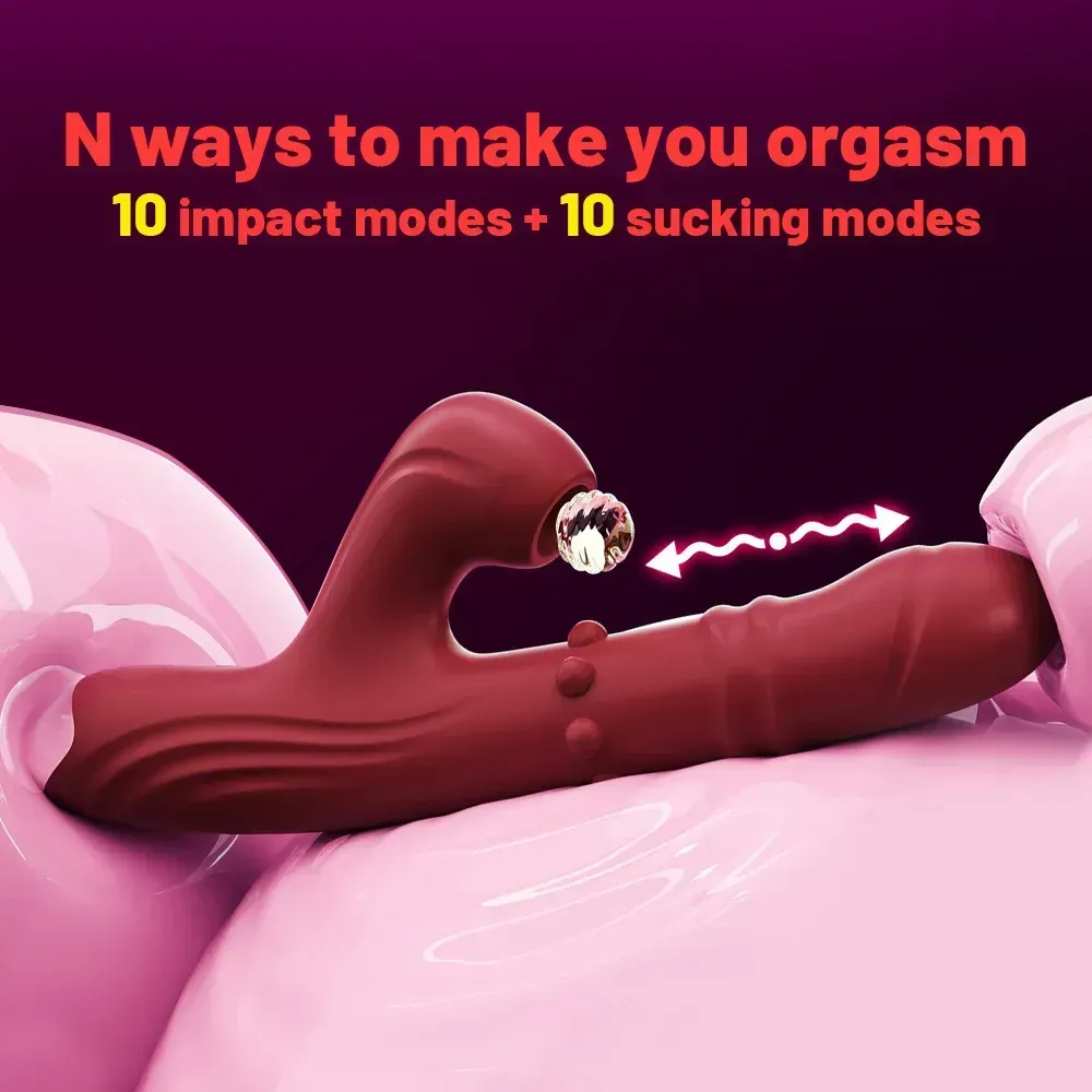 waterproof g spot vibrator red 1