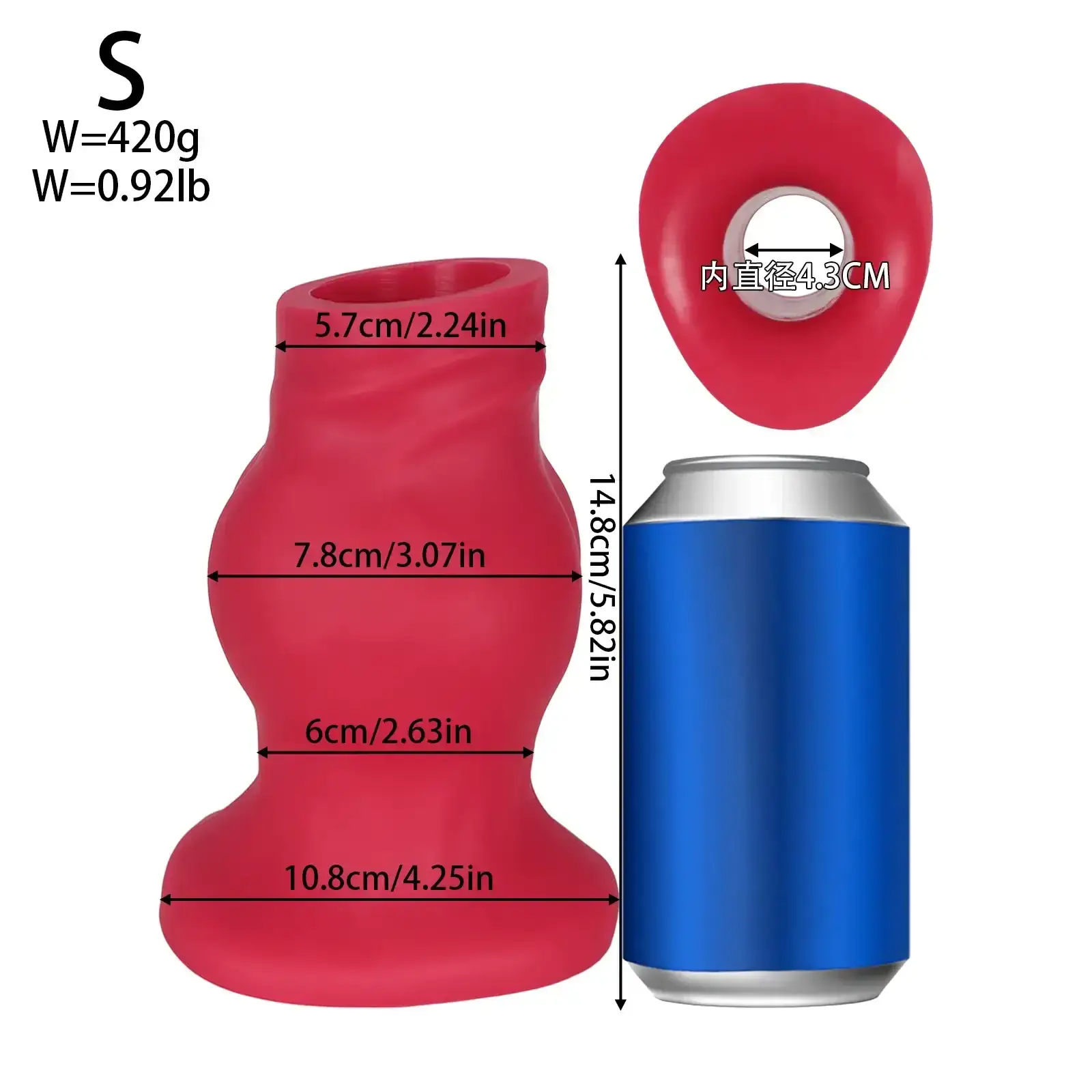 waterproof hollow core enema plug