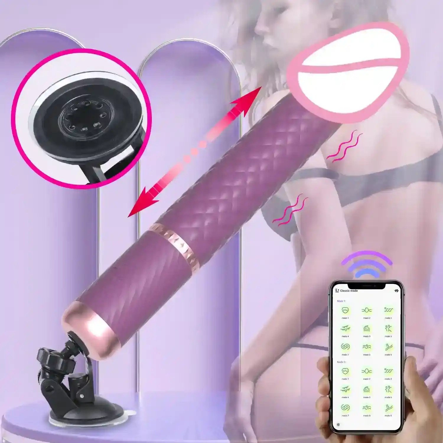waterproof ipx6 silicone vibrator