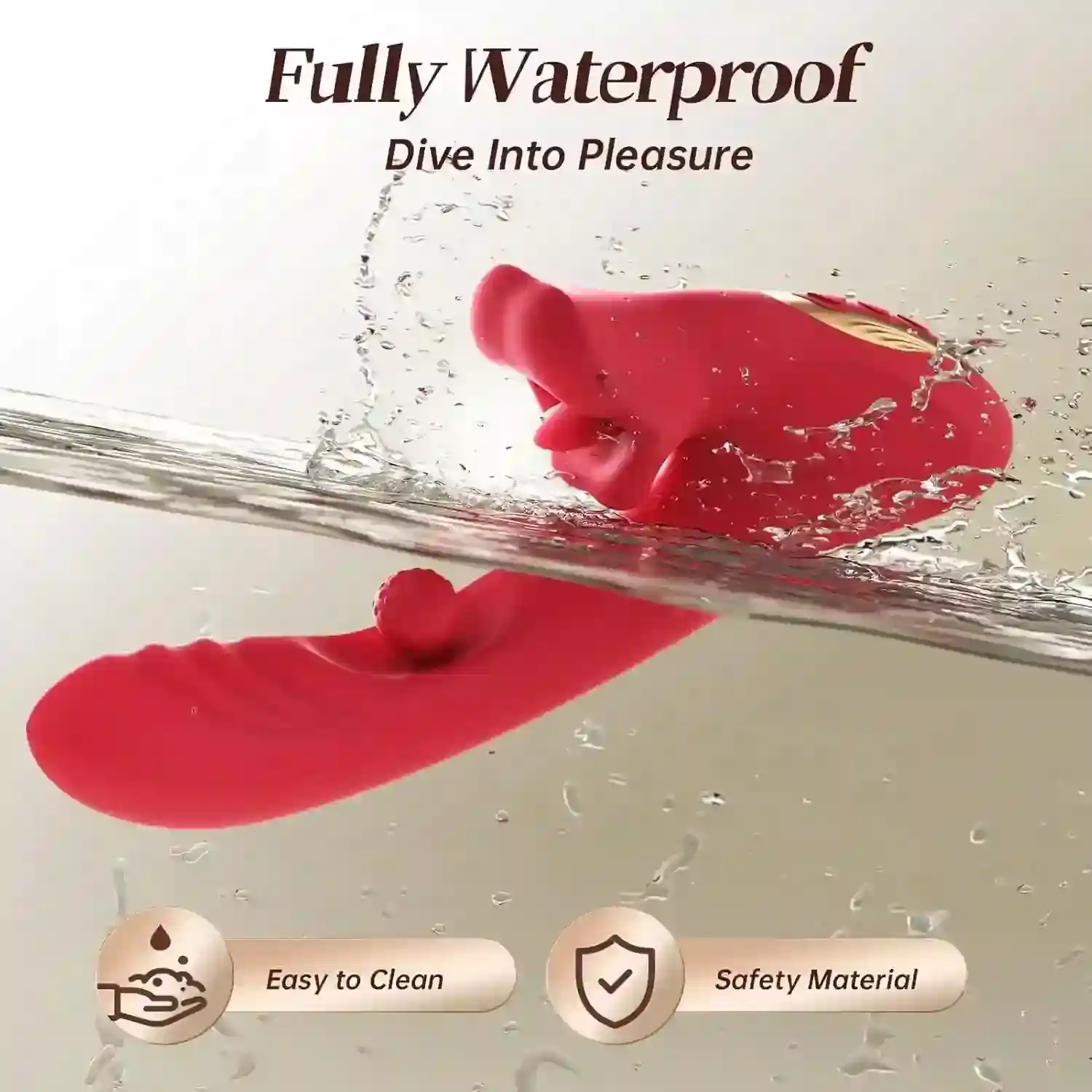 waterproof licking vibrator for women