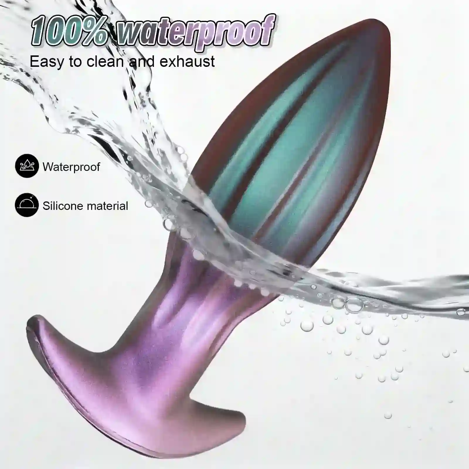 waterproof progressive anal plug