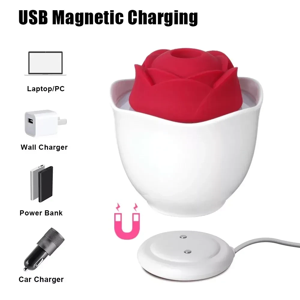 waterproof rose sex toy silicone