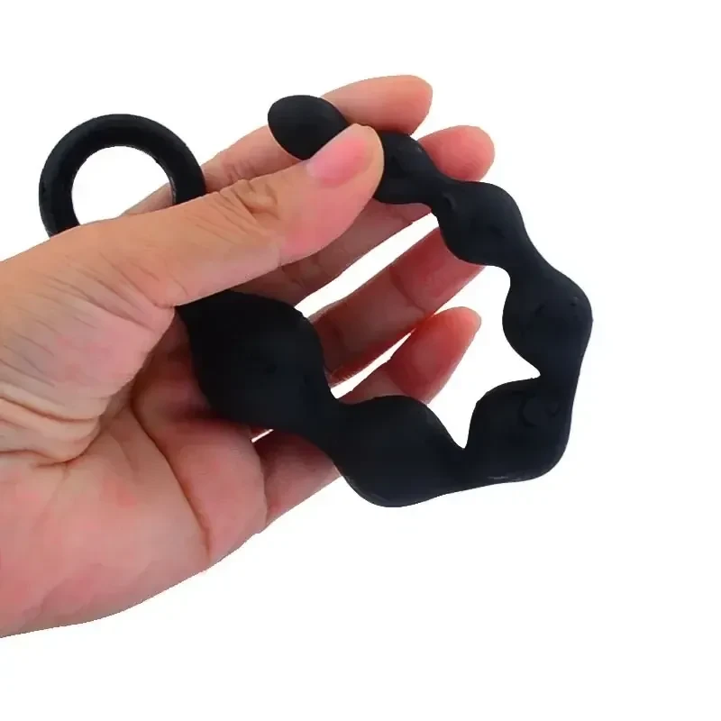 waterproof silicone anal bead set
