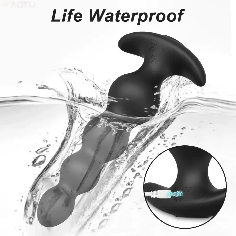 waterproof silicone anal toy