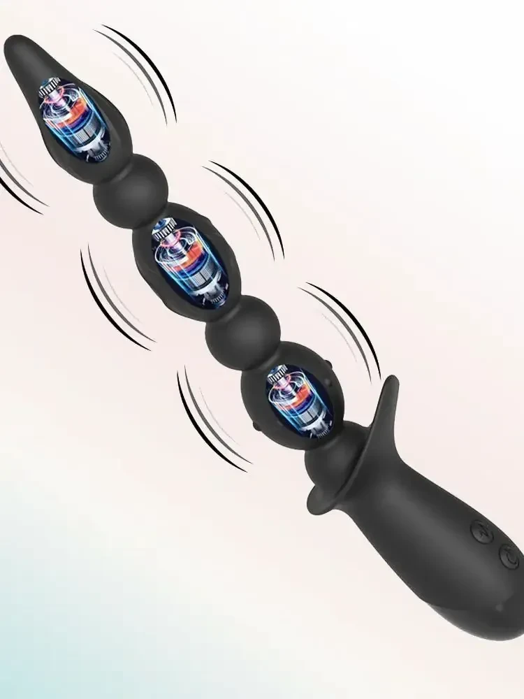 waterproof silicone butt plug massager