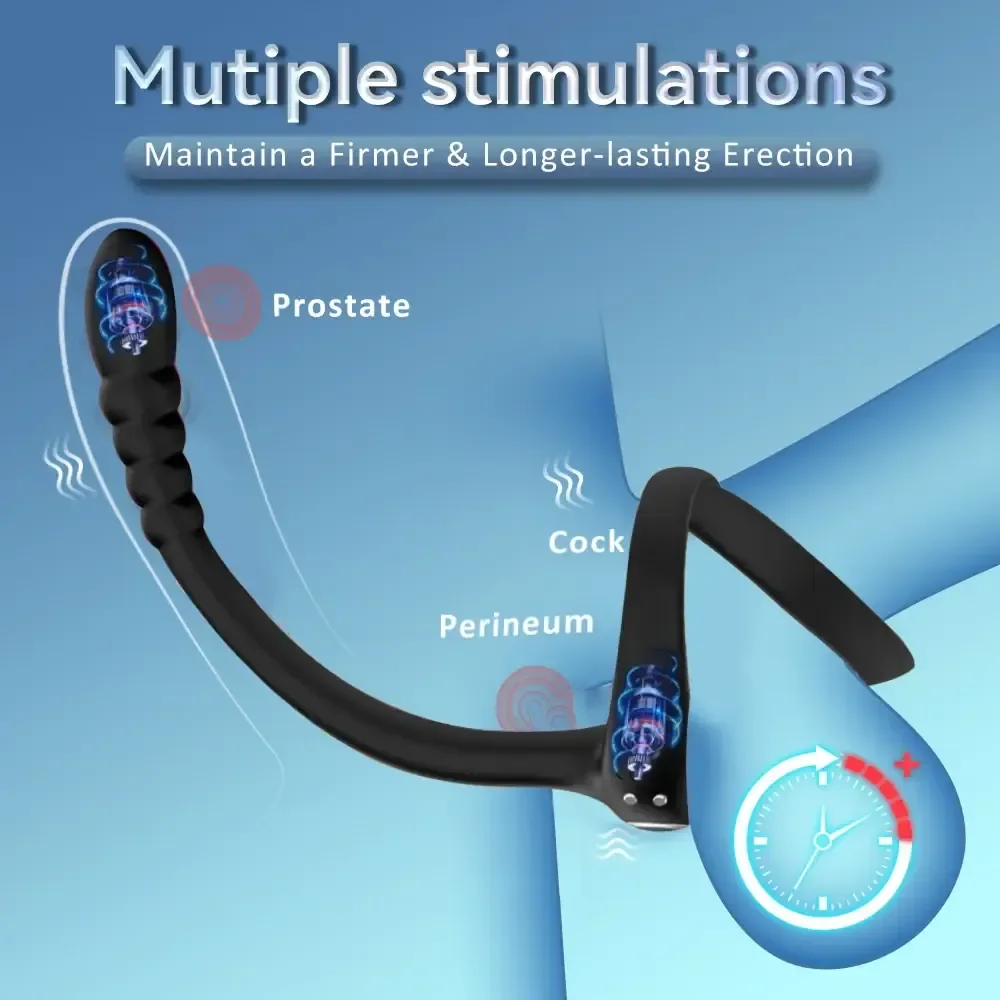 waterproof silicone prostate massager 2