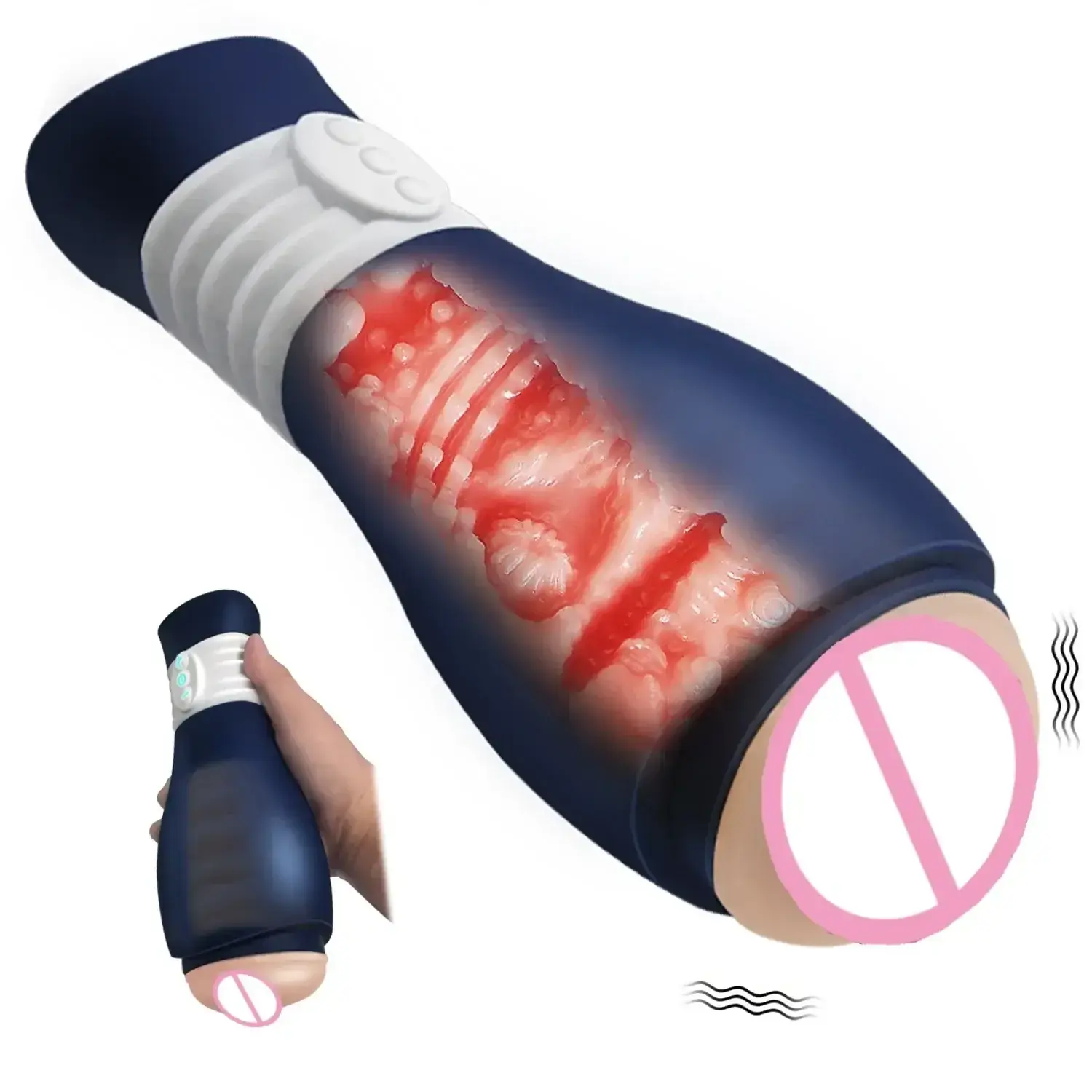 waterproof sucking masturbator toy