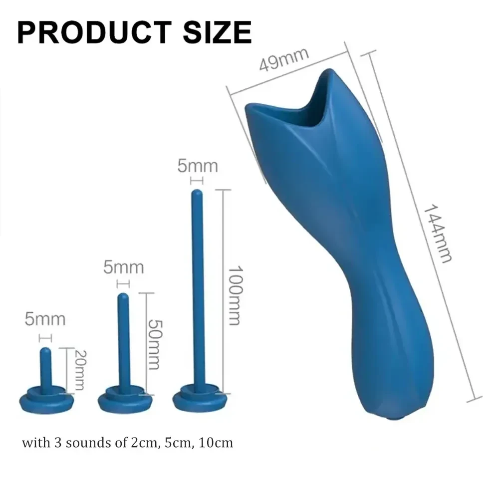 waterproof urethral glans stimulator