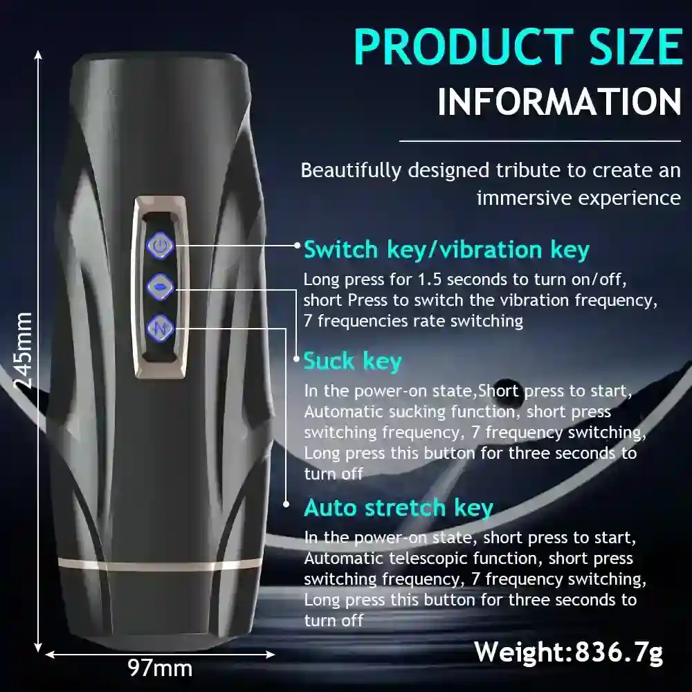 waterproof vibrating penis stroker