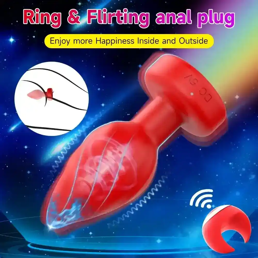 waterproof wearable anal plug toy