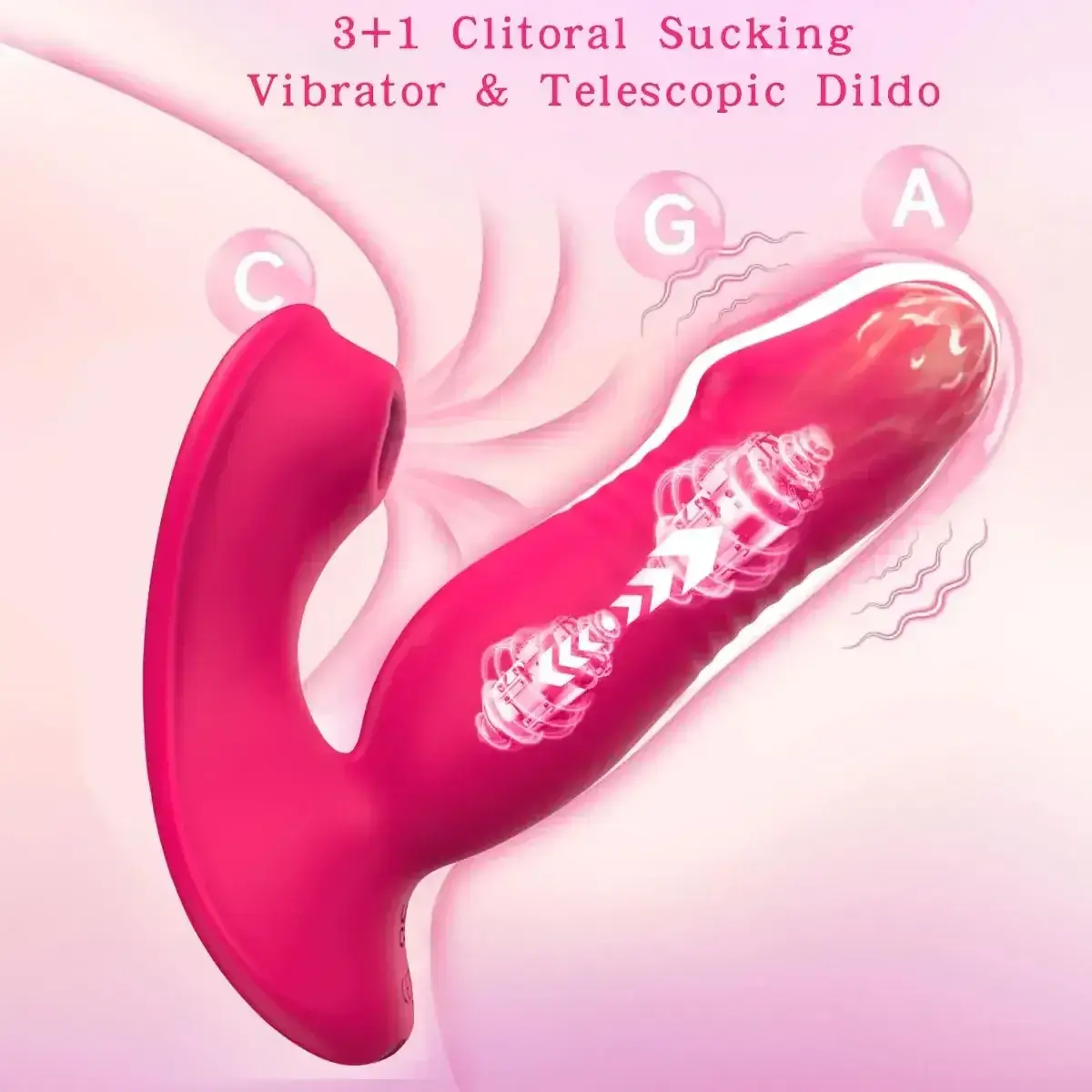 wearable clit sucker waterproof design