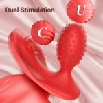 wearable clitoral toy silicone pink