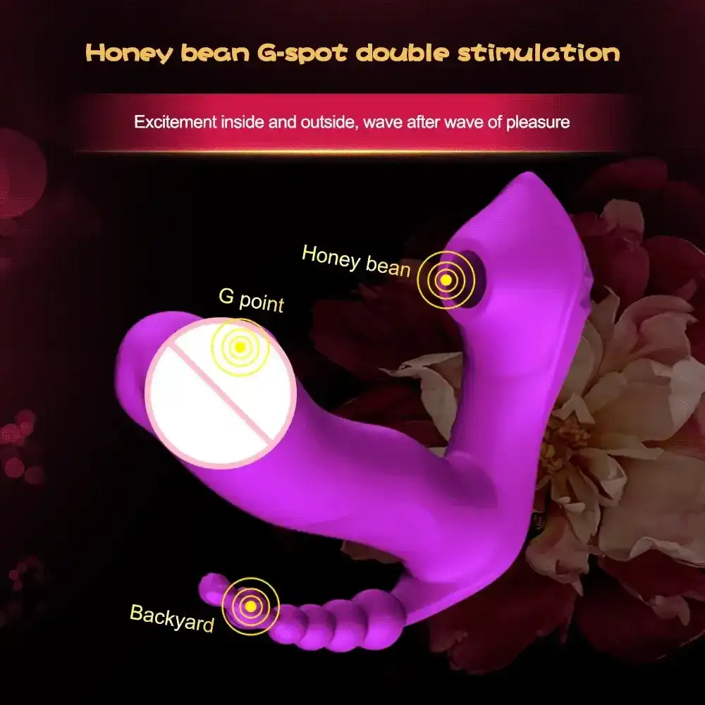 wearable vibrating anal beads discreet