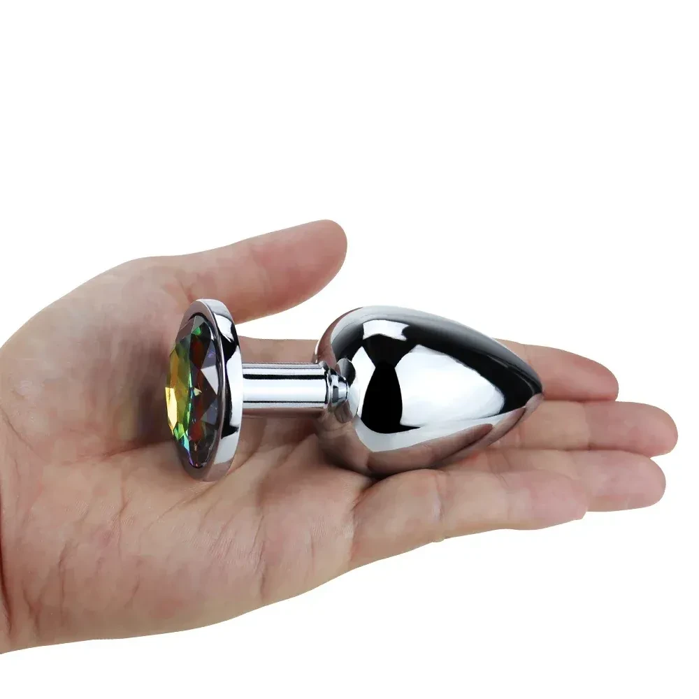 weighted metal anal plug sensual