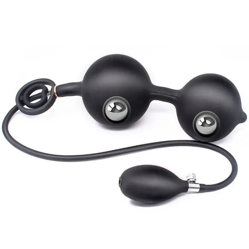weighted metal ball anal plug 2