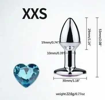 weighted stainless steel anal plug