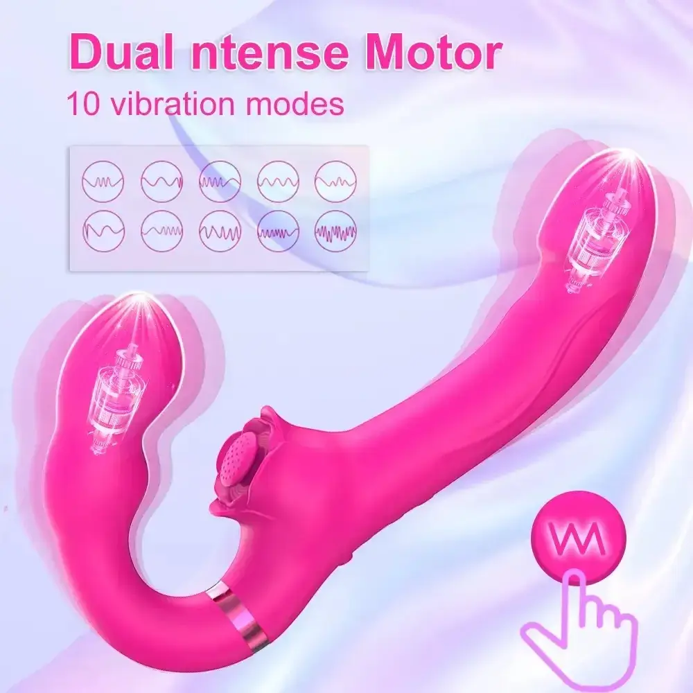 whisper quiet dual motor clitoral toy
