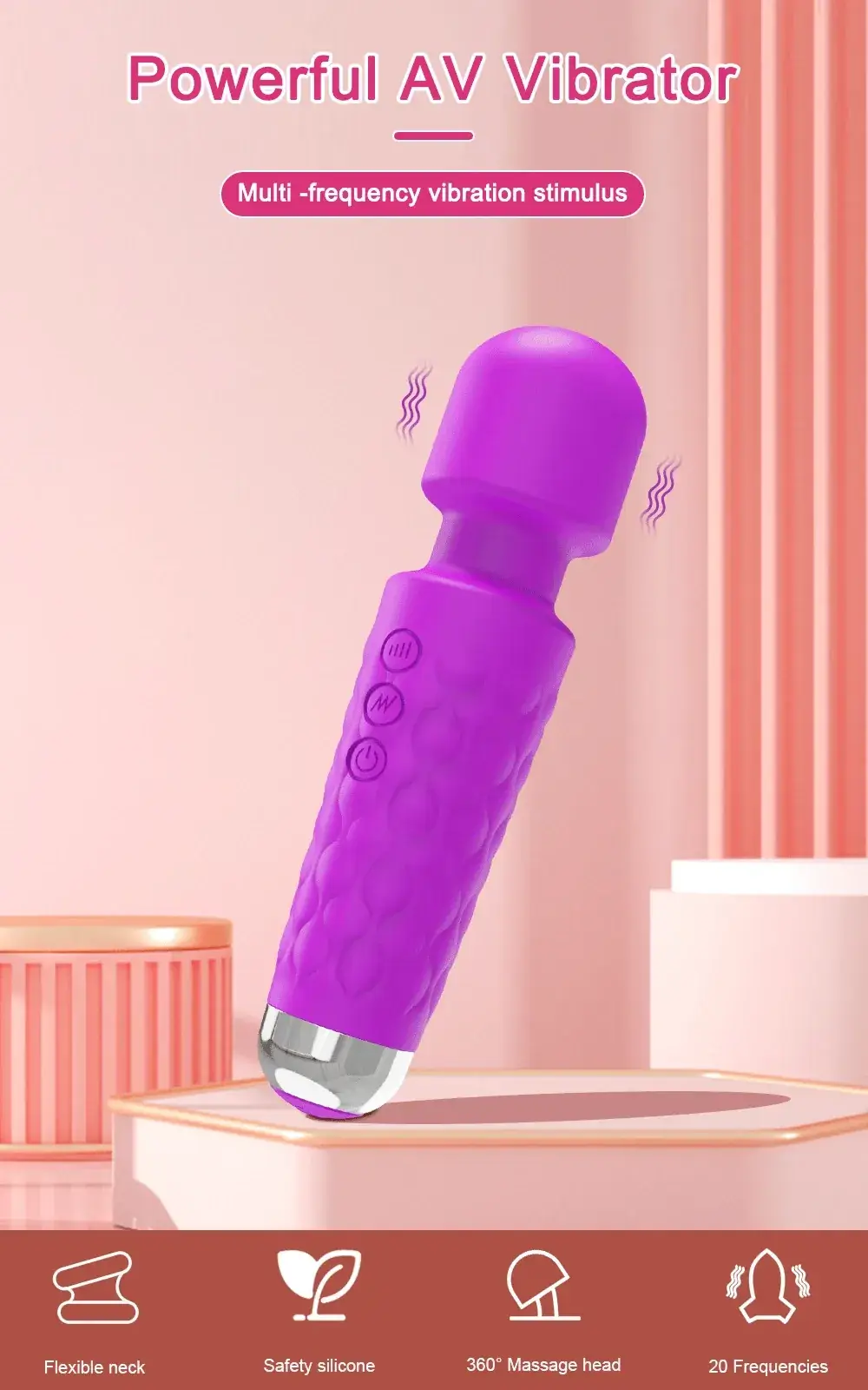 whisper quiet silicone wand