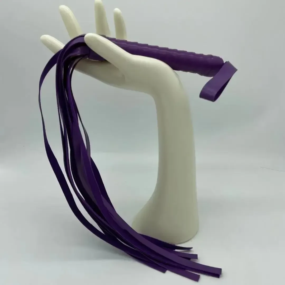 white braided leather tail bdsm