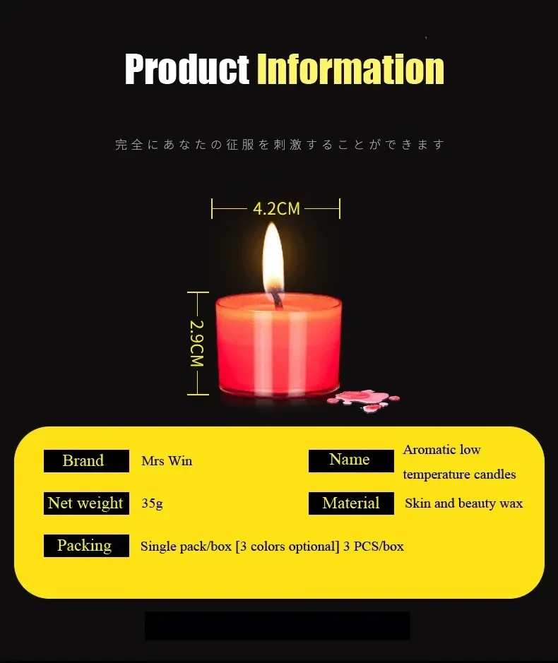 white low temp wax play sensual