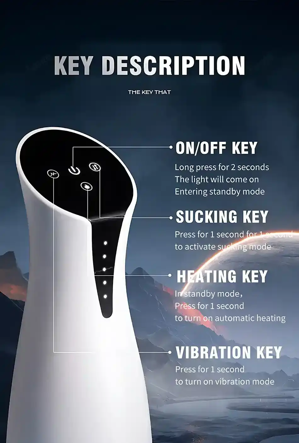 white silicone tpe oral stimulator
