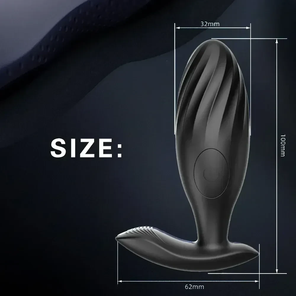 wireless remote anal prostate massager