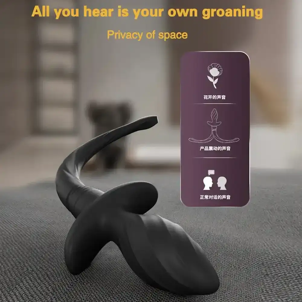 wireless remote dog tail plug