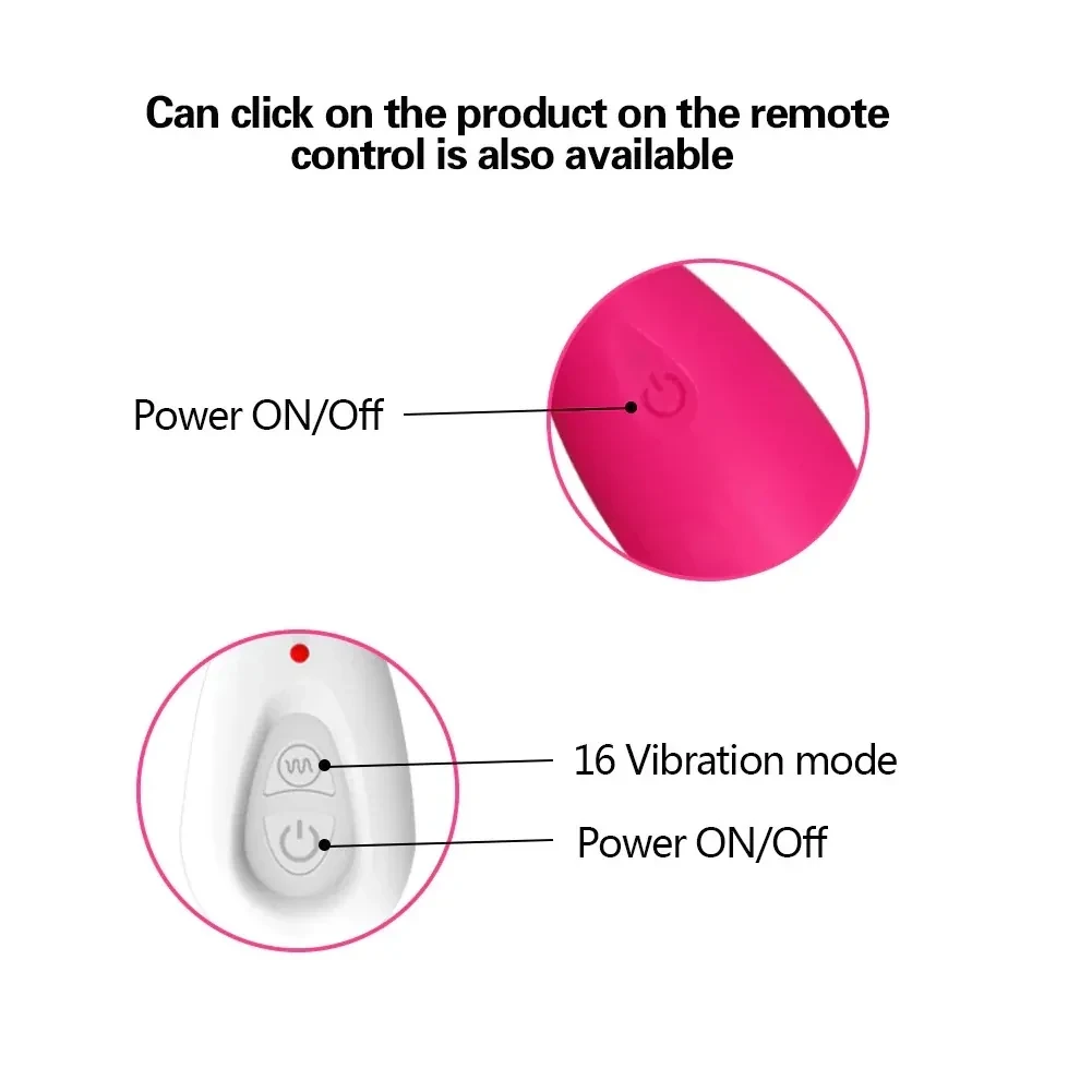 wireless remote rechargeable egg