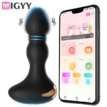 wireless remote vibrating anal