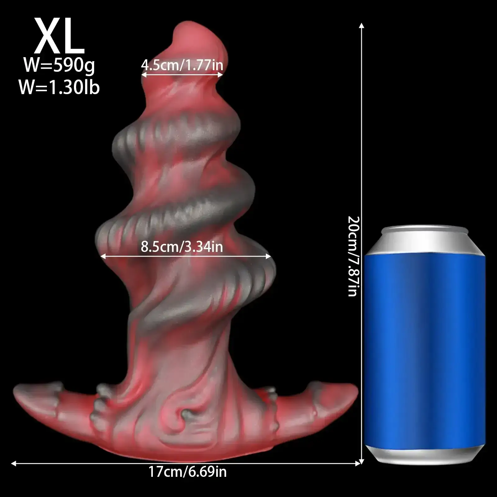 x large silicone anal plug t base