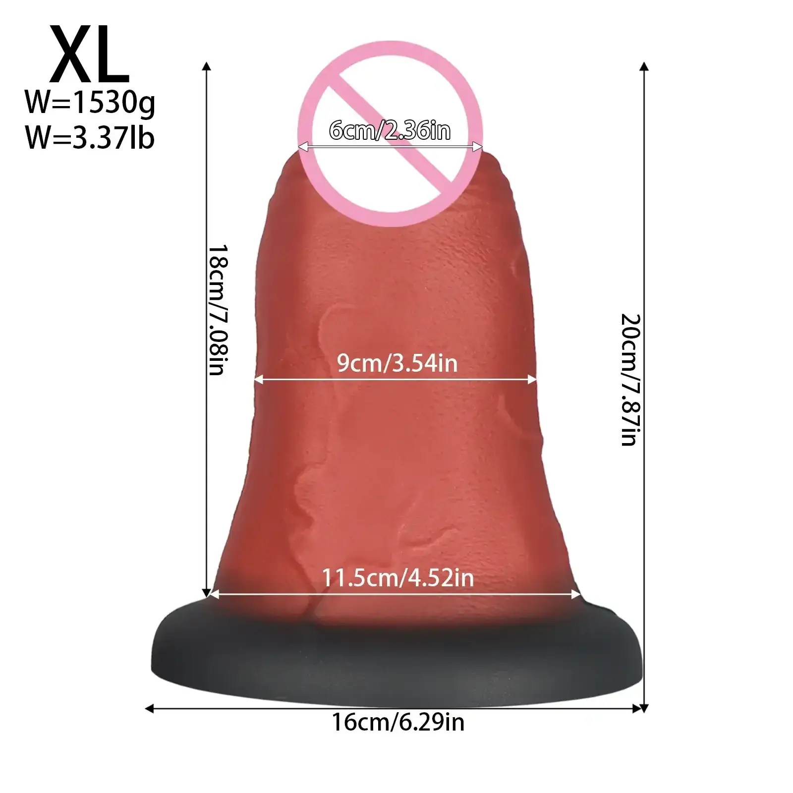 xxl fantasy silicone butt plug