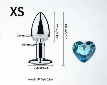 xxs stainless steel anal plug