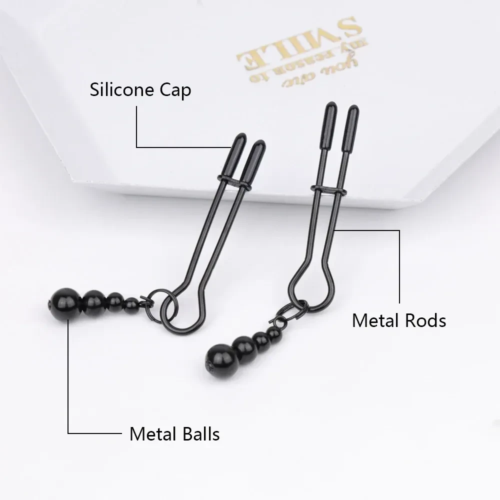 adjustable intensity nipple clamps