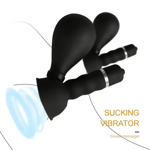battery powered nipple stimulator silicone