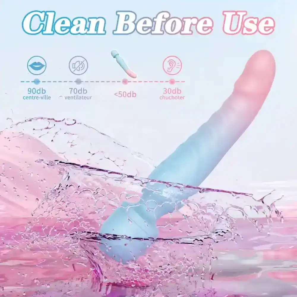 dual stimulation silicone wand vibrator