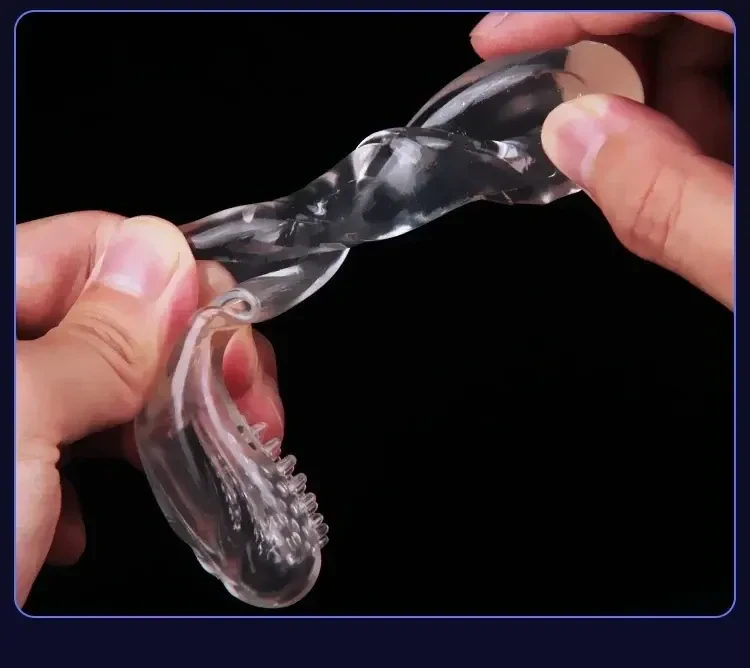 intimate foreplay accessory silicone sleeve