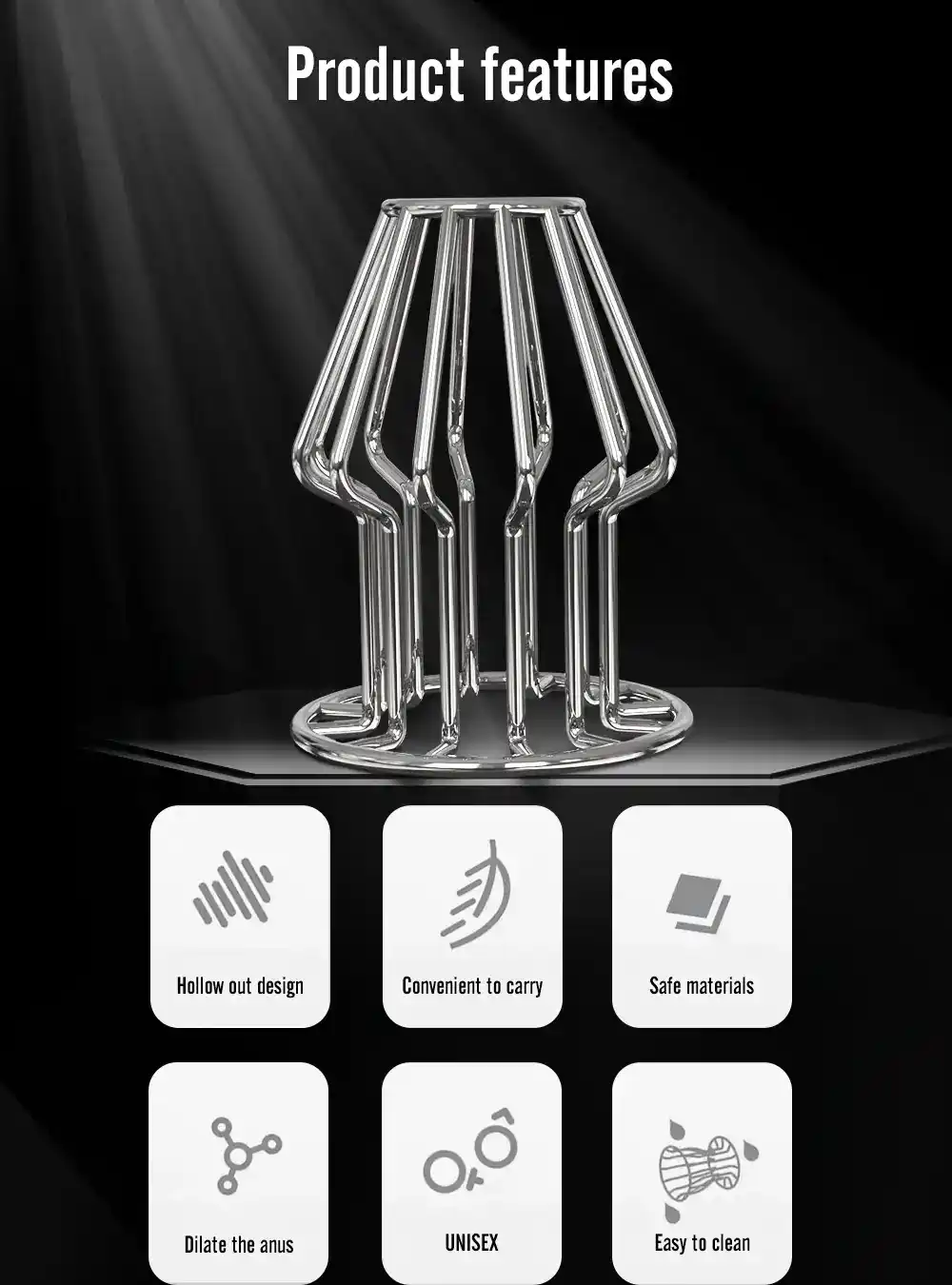 isensualflow net metal anal plug hollow design