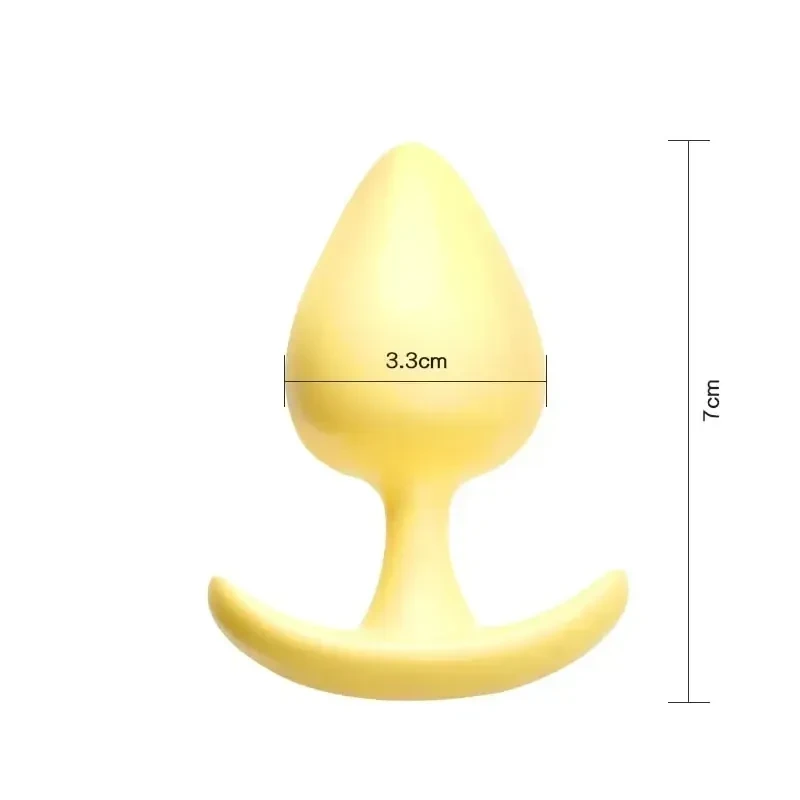 smooth velvety silicone anal plugs