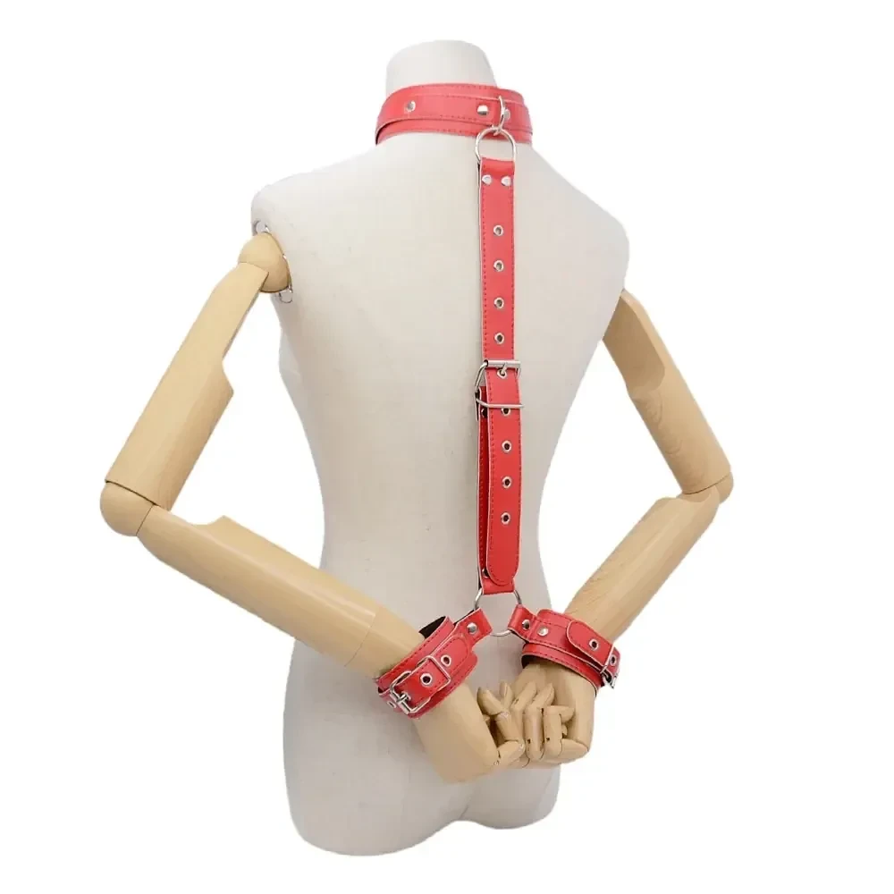 soft pu leather handcuffs