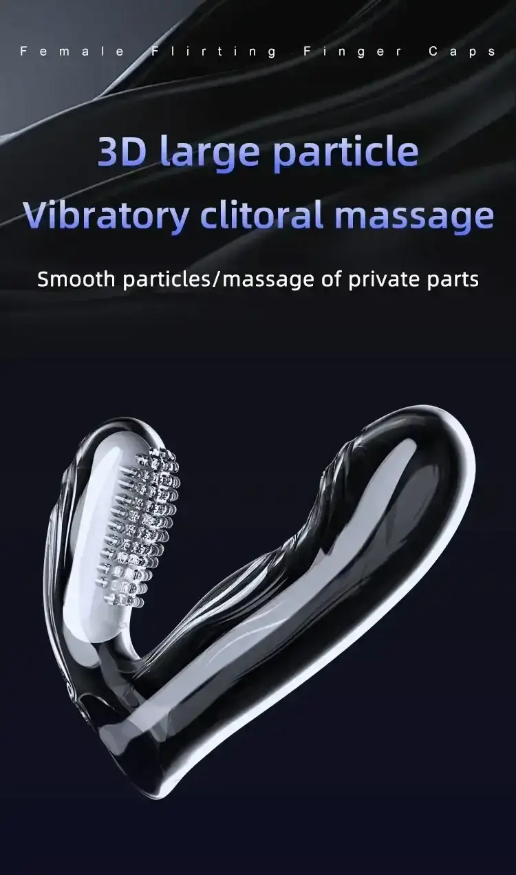 waterproof sex toy sleeve finger vibrator