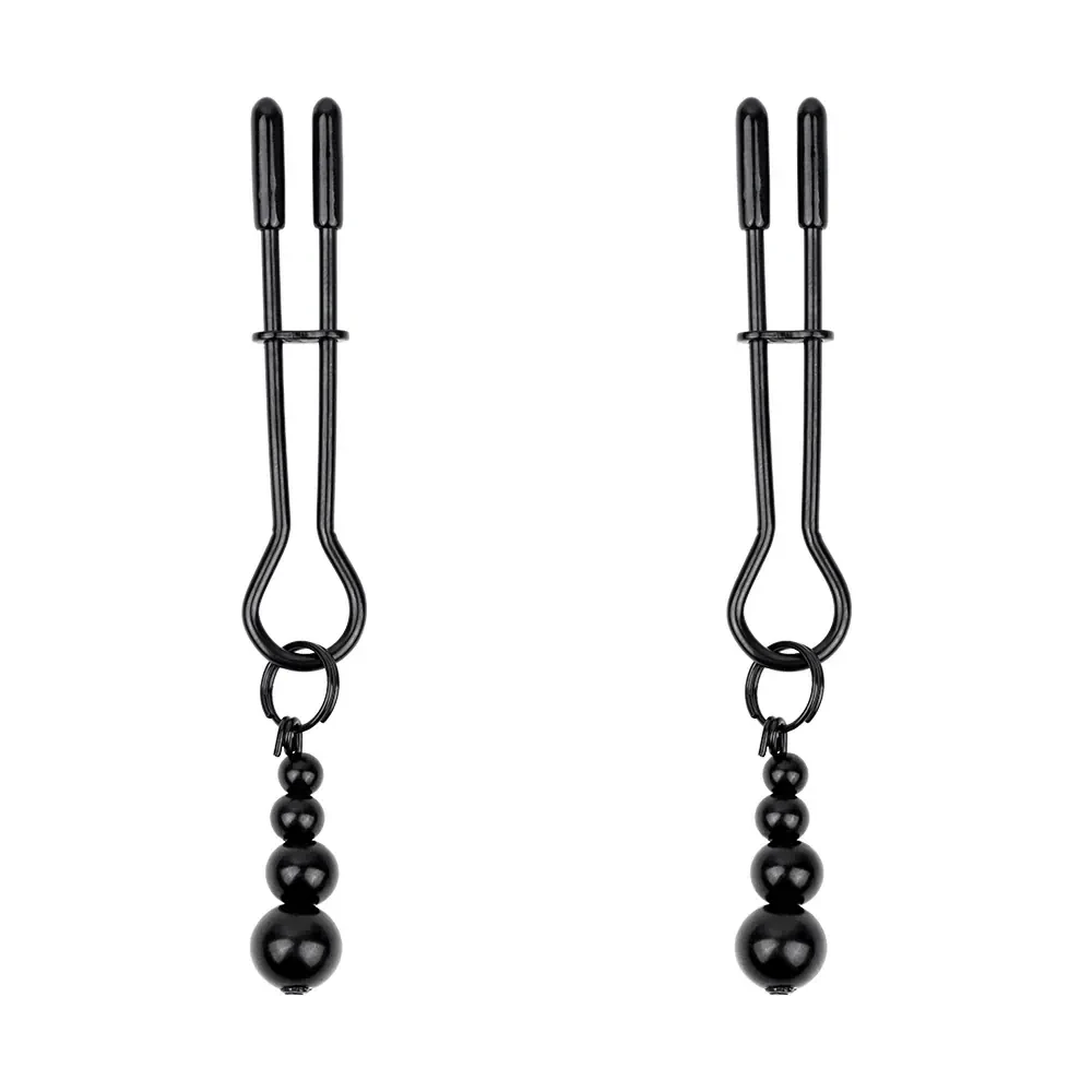 weighted nipple clamp set with silicone